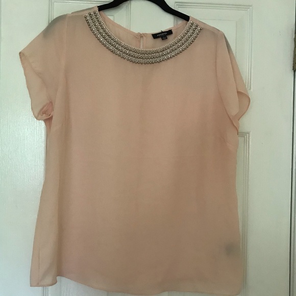 Premise Tops - Gorgeous LT pink blouse Premise Tops - Gorgeous LT pink blouse
